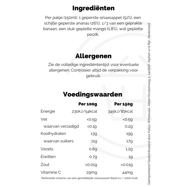 Innocent Smoothies for Kids Oranges Mangoes & Pineapples 4pk