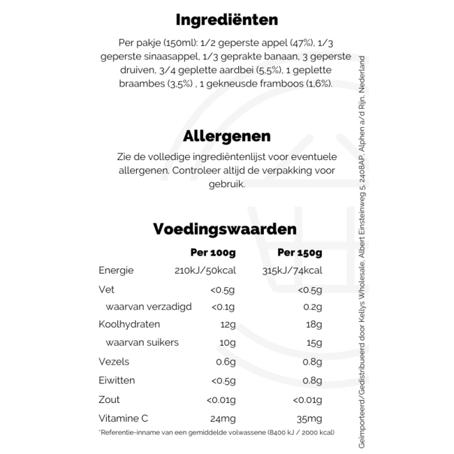 Innocent Smoothies for Kids Strawberries Blackberries & Raspberries 4pk