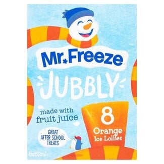 Calypso Calypso Mr. Freeze Jubbly Orange 8pk