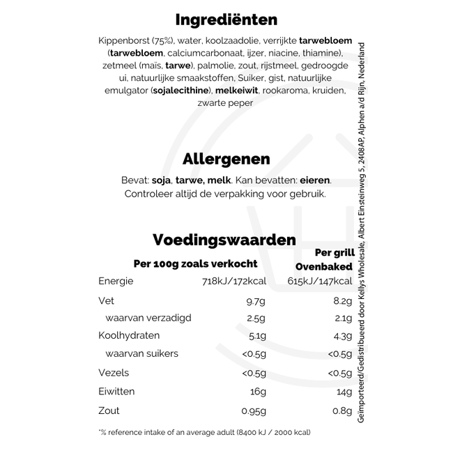 Birds Eye 2 Original Chicken Chargrills