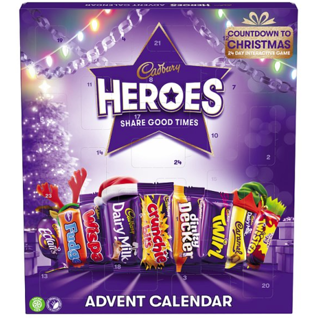 Cadbury Heroes Advent Calendar 230g