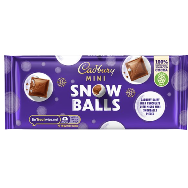 Cadbury Mini Snowball Tablet 110g