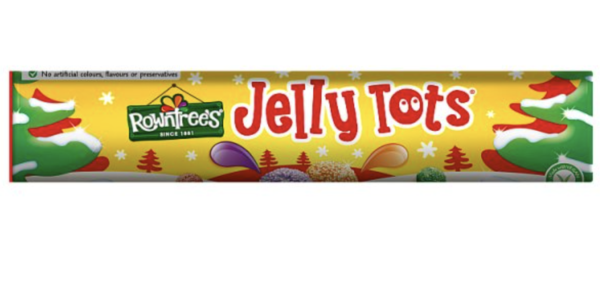 Rowntree's Jelly Tots Tube 130g Christmas Selection Kellys Expat