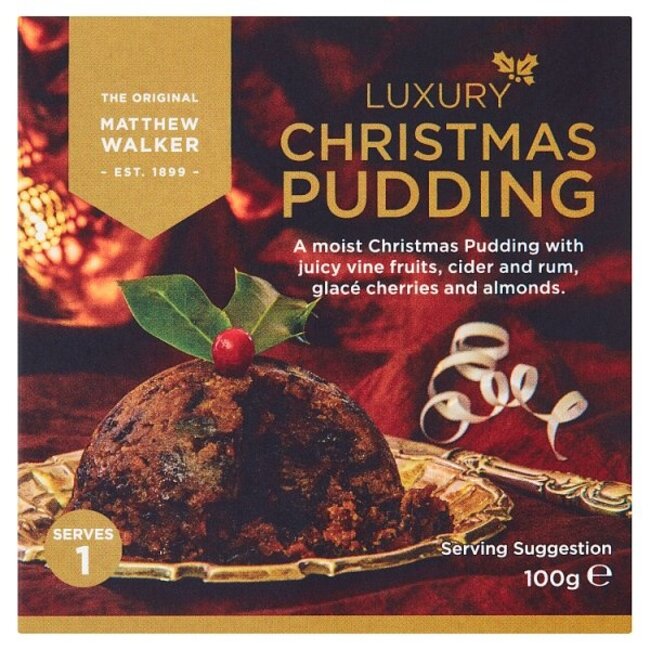 Matthew Walker Luxury Christmas Pudding 100g