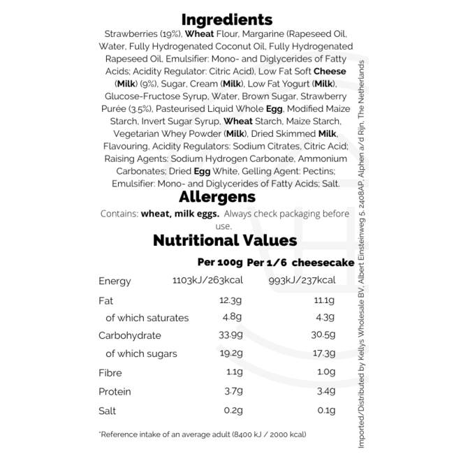 Strawberry Cheesecake 540g