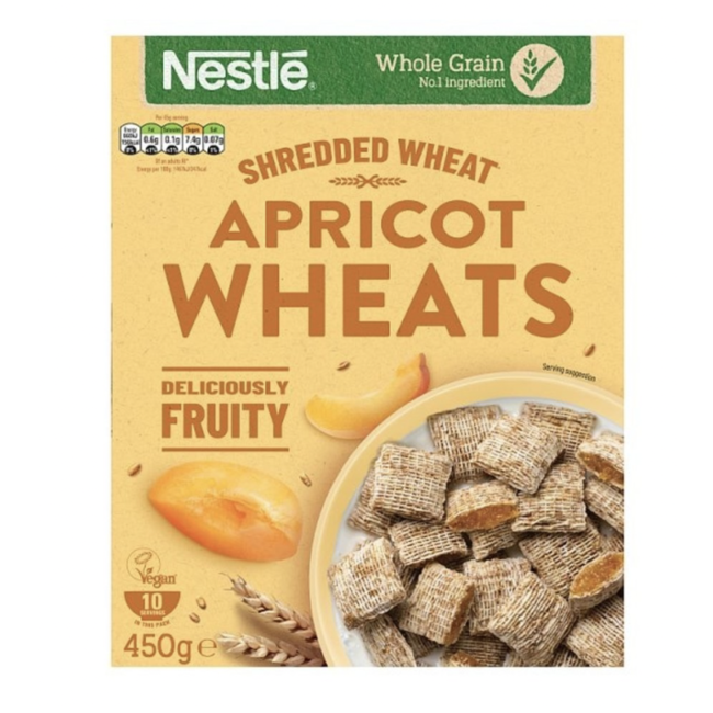 Nestle Shredded Wheat Fruity Bites Apricot 450g