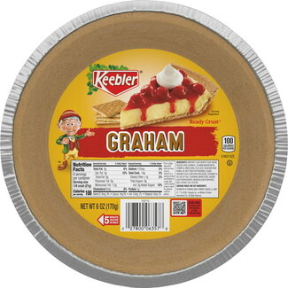 Keebler Keebler Graham Cracker Pie Crust 1's 170g