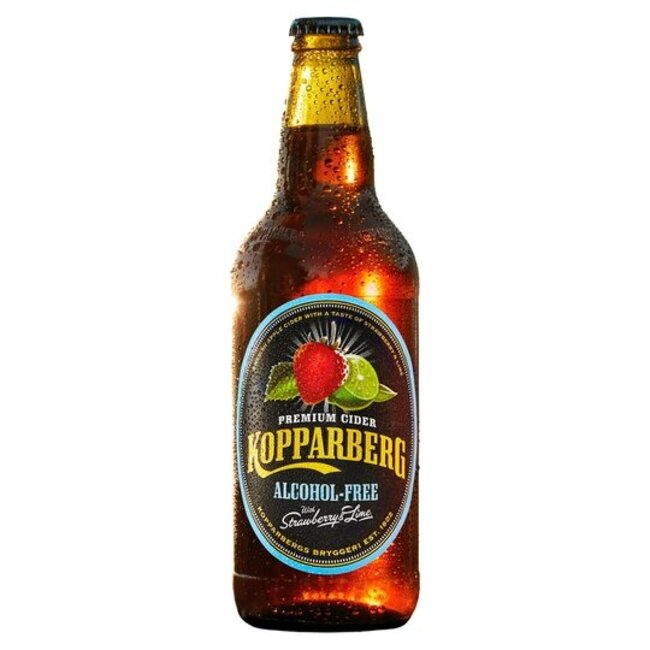 Kopparberg Alcohol-Free Strawberry & Lime 500ml