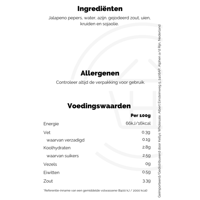 La Costena Jalapeno Nacho Slices 210g