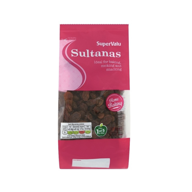 SuperValu Dried Fruit Sultanas 375g