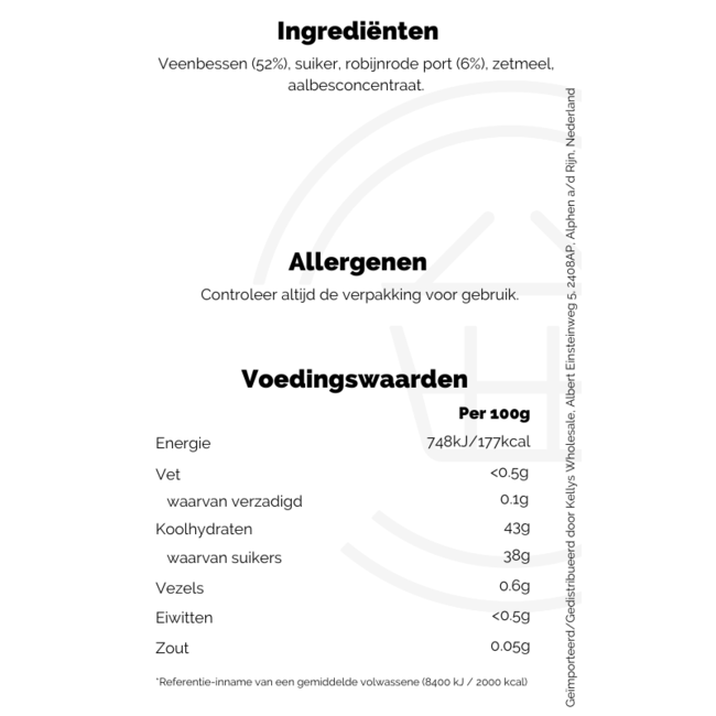 Signature Tastes Cranberry & Port Sauce 240g – Sauce & Würzmittel