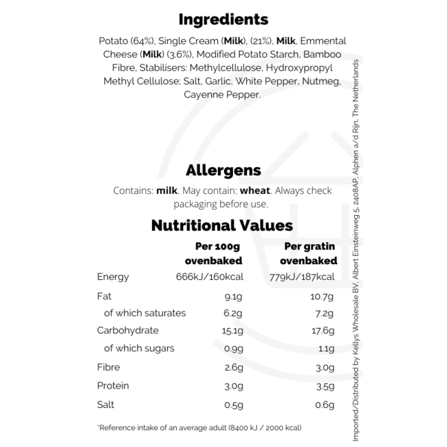 Iceland 4 Cheese & Potato Creamy Gratins 480g