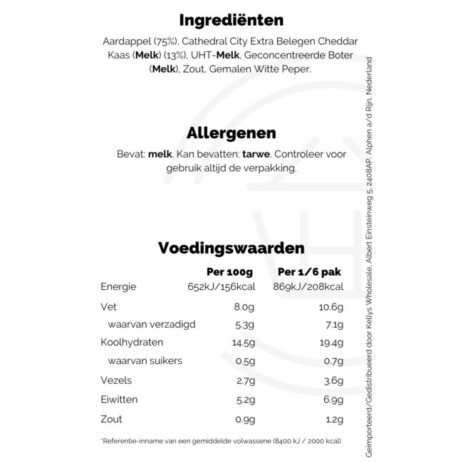 Cathedral City Extra Mature Cheddar Cheesy Mash 800g
