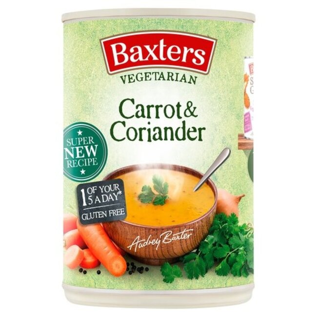 Baxters  Vegetarian Carrot & Coriander Soup 400g