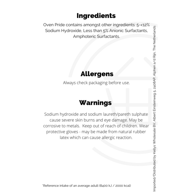 Oven Pride Oven Cleaner 500ml