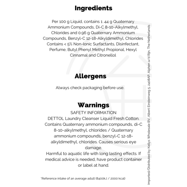 Dettol Laundry Cleanser 2,5L