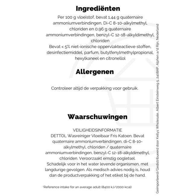 Dettol Laundry Cleanser 2,5L