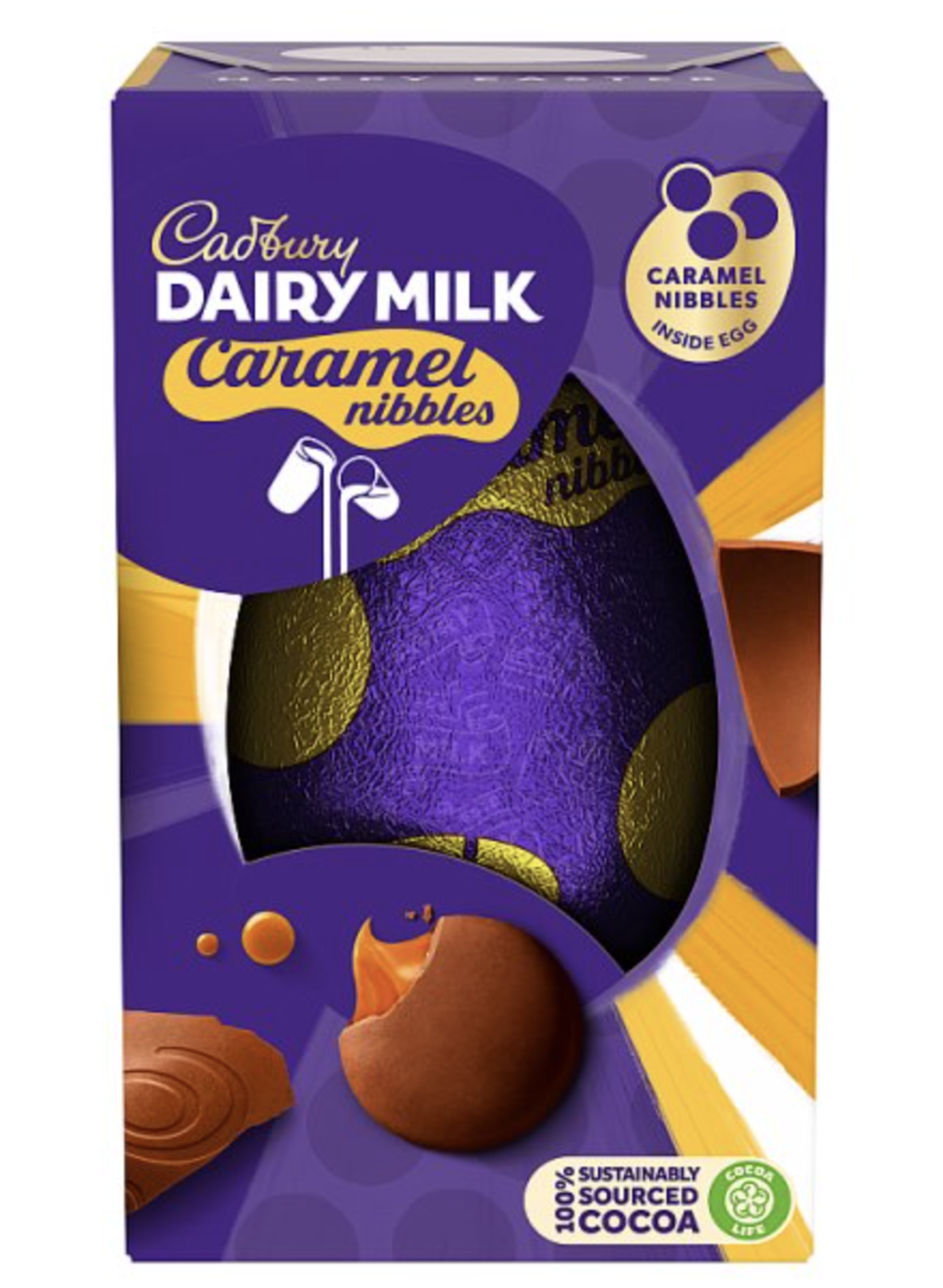 Cadbury Caramel Nibbles Egg 96g Easter Selection Kellys Expat