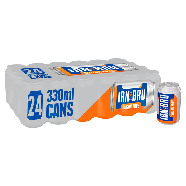 Barr Irn Bru Sugar Free 24x330ml (Multi-pack)