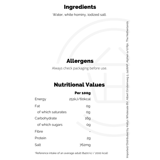 El Mexicano Blanco Pozole 822g