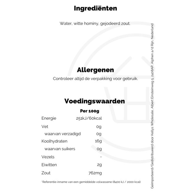 El Mexicano Blanco Pozole 822g