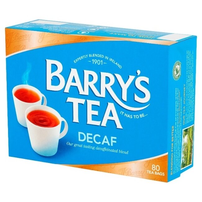 Barry's Tea Decaf Teabags 80's 250g