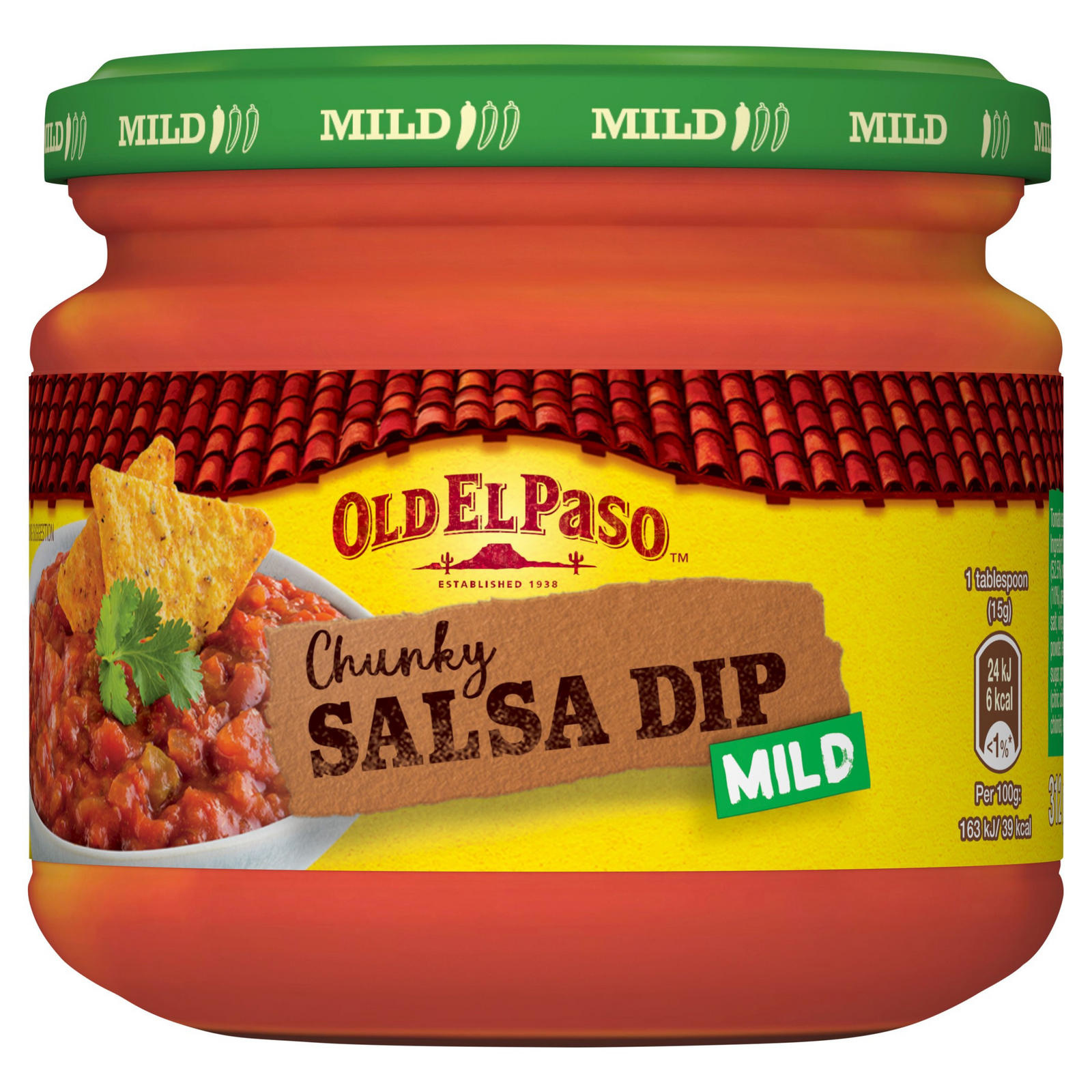 Old El Paso Chunky Salsa Dip Mild 312g Kellys Expat Shopping