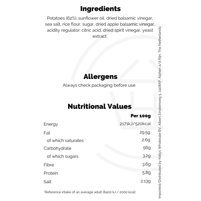 Keogh's Crinkle Salt & Vinegar 50g