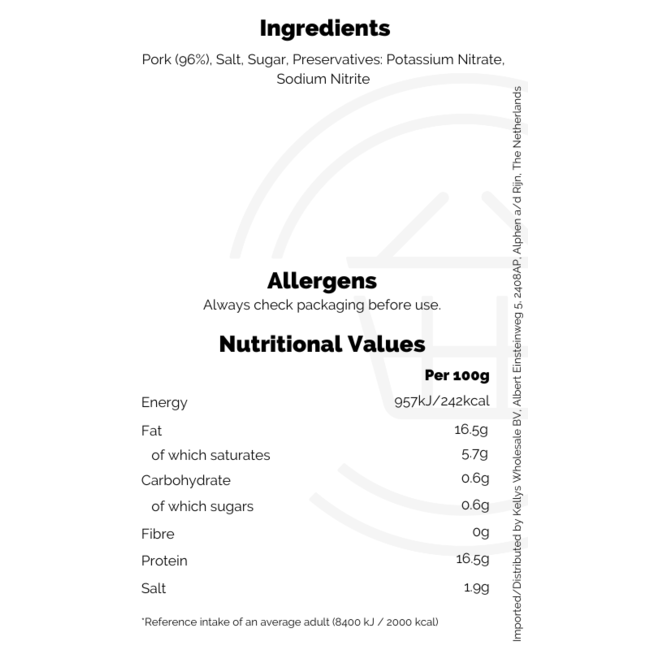 Clonakilty Dry Cure Rashers 200g