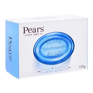 Pears Pears Soap Transparant Blue Bar Mint Extracts 125g