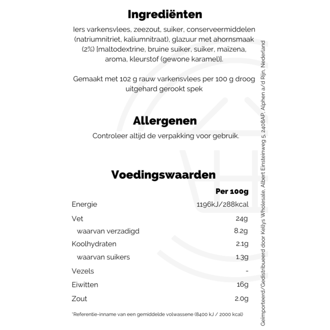 Signature Tastes Signature Dry Cure Streaky Rashers 200g