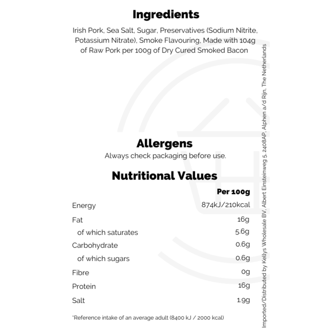 Signature Tastes Signature Tastes Cherrywood Smoked Dry Cured Rashers 210g