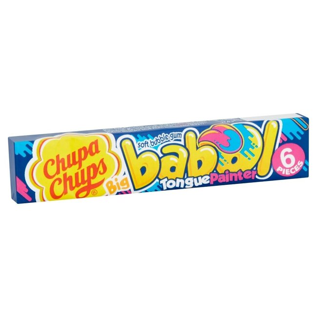Chupa Chups Big Babol Gum Tongue Painter 28g