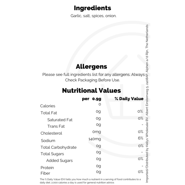 Janes Krazy Seasonings Mixed-Up Garlic 135g