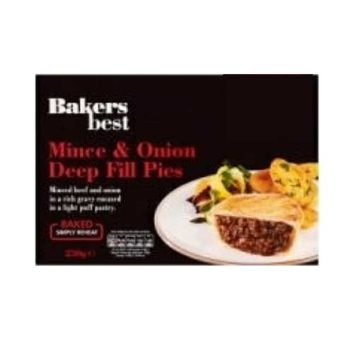 Bakers Best Mince & Onion Pies 230g Kellys Expat Shopping