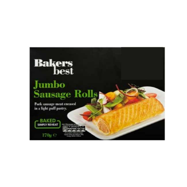 Bakers Best Jumbo Sausage Roll 170g – Tiefkühl-Snack