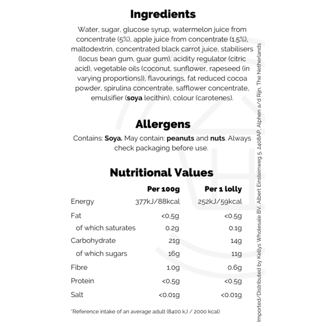 Rowntree's Watermelon Ice Lollies 4pk