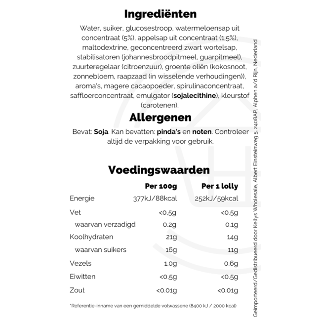 Rowntree's Watermelon Ice Lollies 4pk