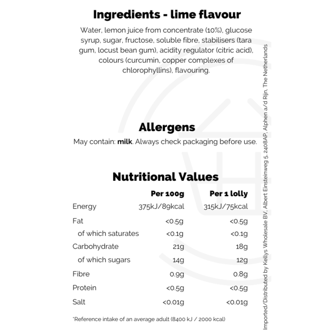 Walls Calippo Ice Lollies Orange & Lemon-Lime 5pk