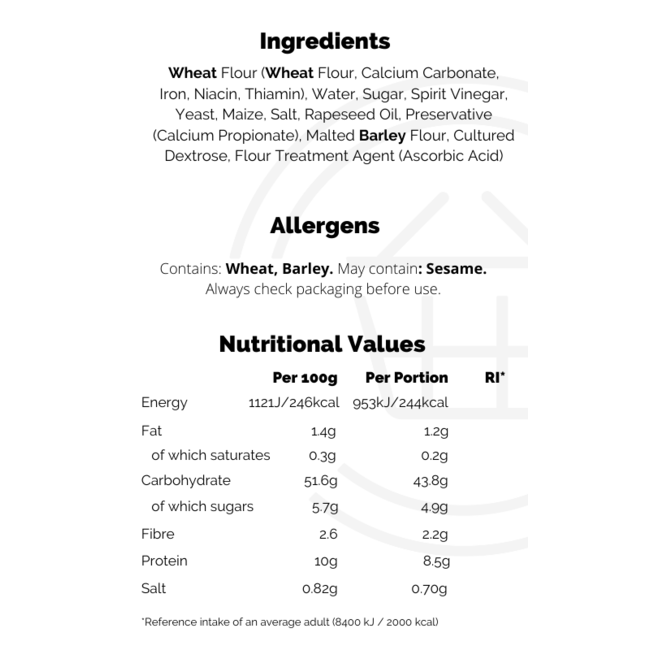 New York Bakery Company Bagels Plain 5pk