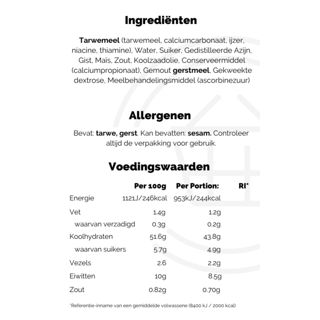 New York Bakery Company Bagels Plain 5pk