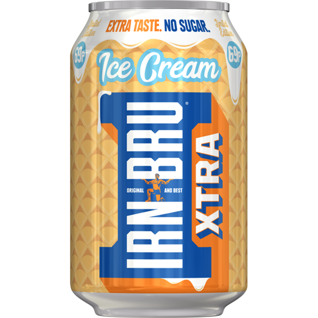 Irn Bru Barr Irn Bru Xtra Ice Cream 330ml