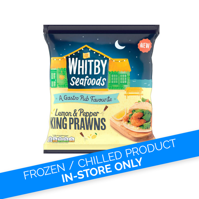 Whitby Seafoods Whitby Seafoods Breaded Lemon & Pepper Prawns 290g