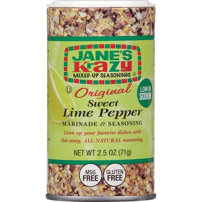 Jane's Krazy Seasonings Mixed Up Lime Pepper 70g
