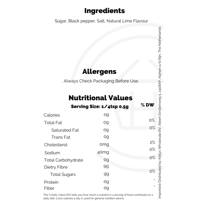 Jane's Krazy Seasonings Mixed Up Lime Pepper 70g