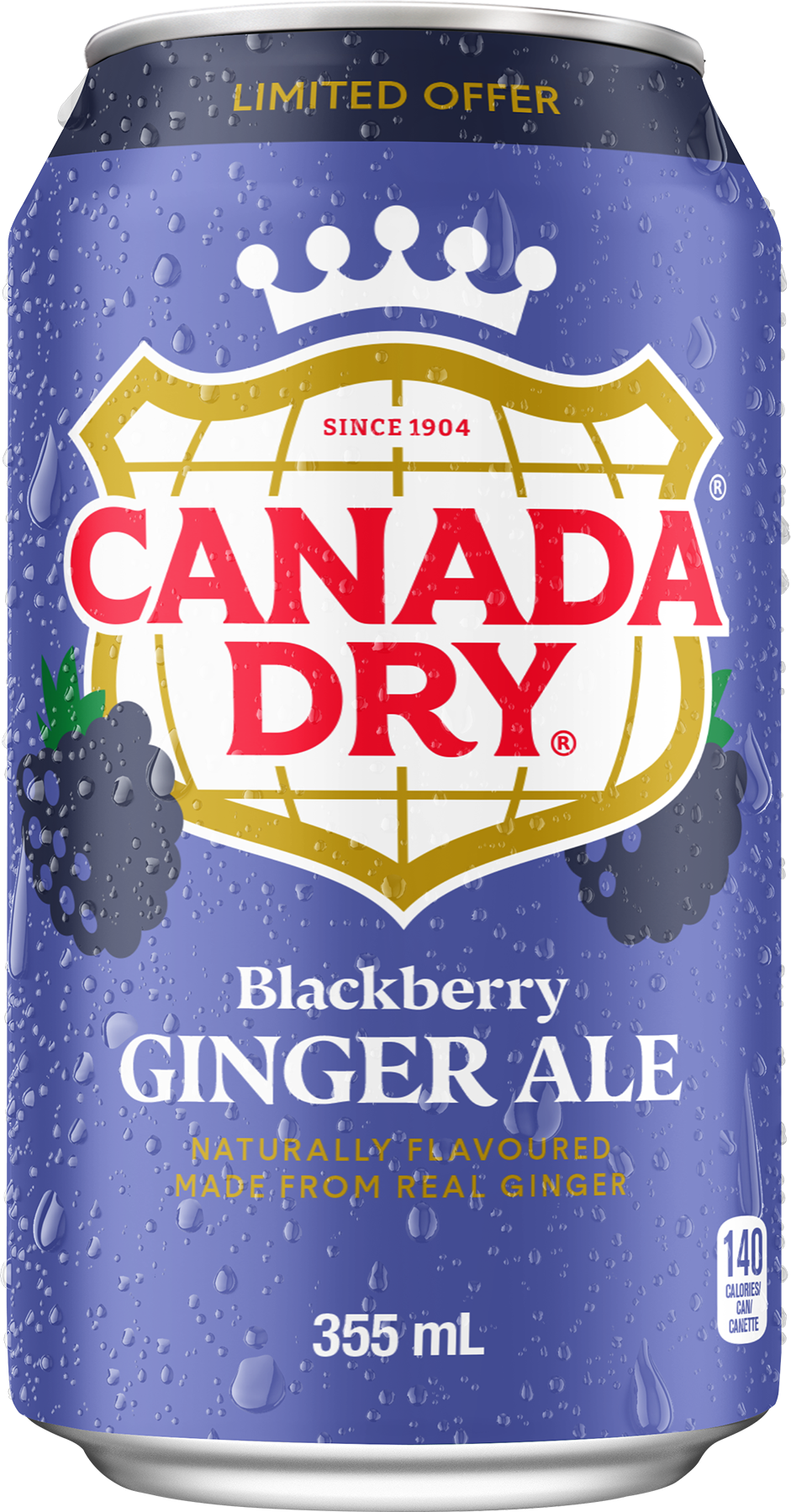 Canada Dry Blackberry Ginger Ale 355ml Kellys Expat Shopping