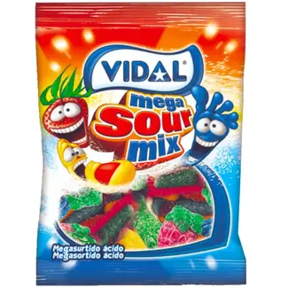 Vidal Vidal Mega Sour Mix 90g