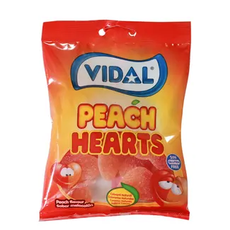 Vidal Vidal Peach Hearts 90g