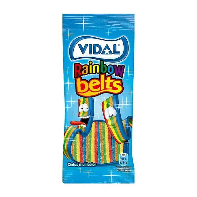 Vidal Rainbow Belts Sour 90g