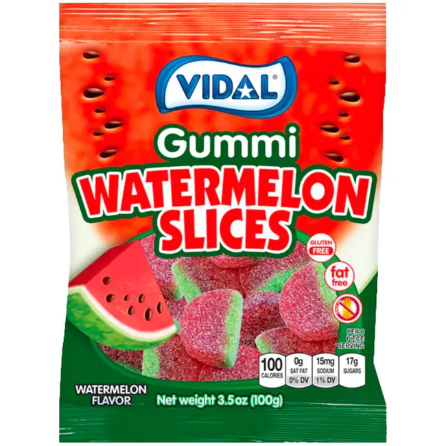 Vidal Watermelon Slices 90g